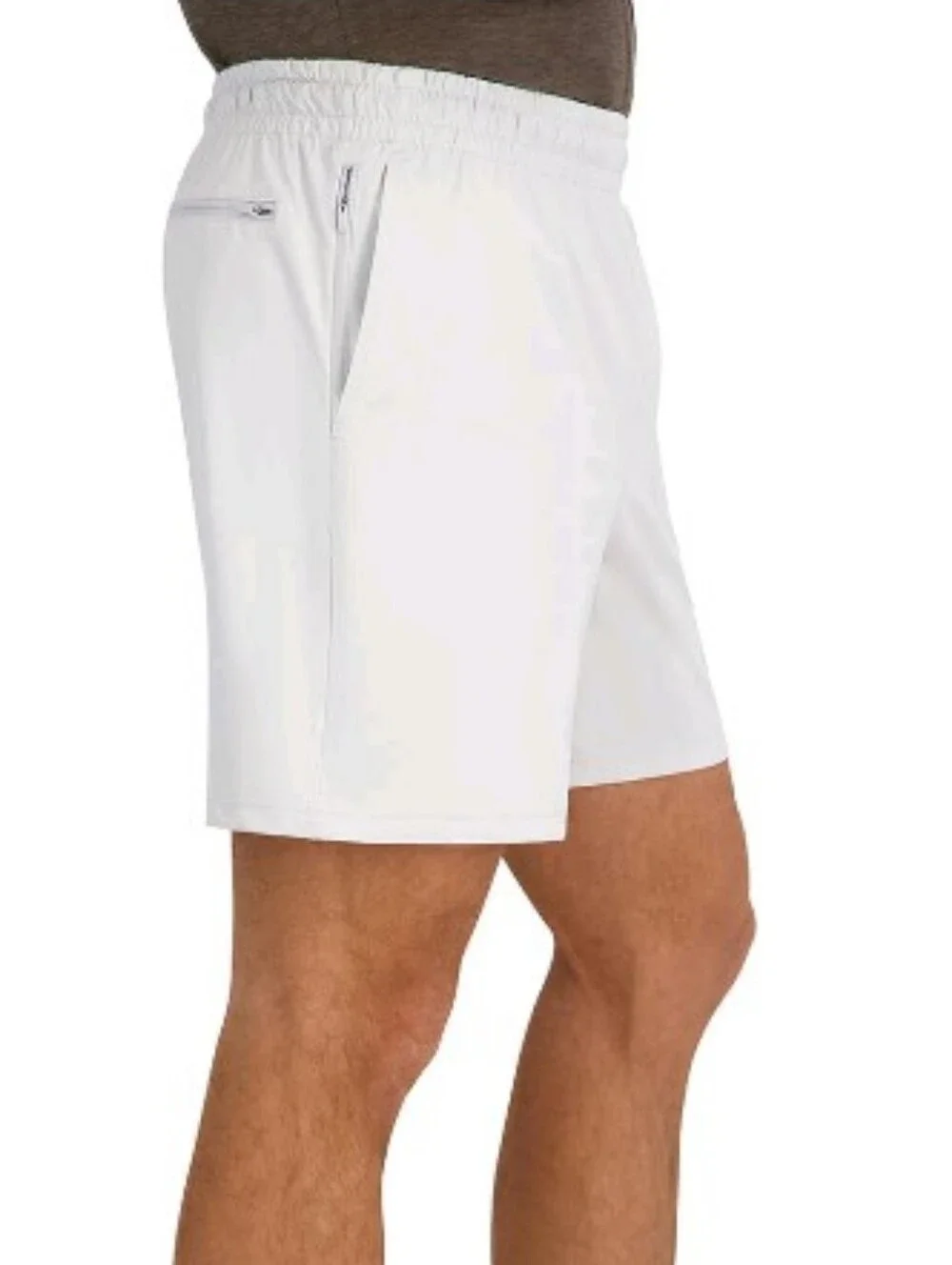 Outdoor Voices Men's HiFlex Shorts Light Grey Size Large NWT